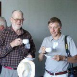 13 Colin Sydenham (left) and Gnter Bsing (right) in the PCCC session coffee-break