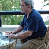 15 Hans Peter Rehm in the Pallini Beach hotel veranta